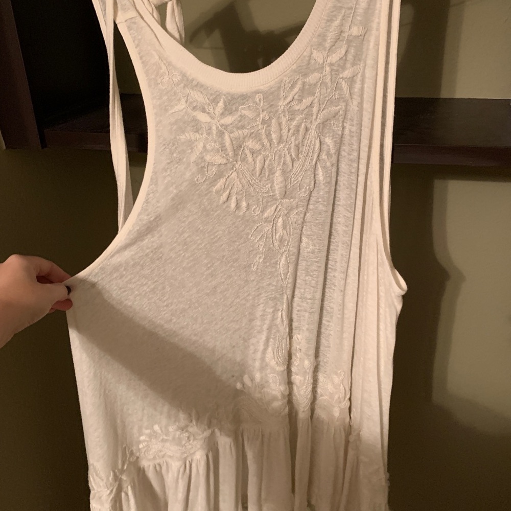 White tunic top